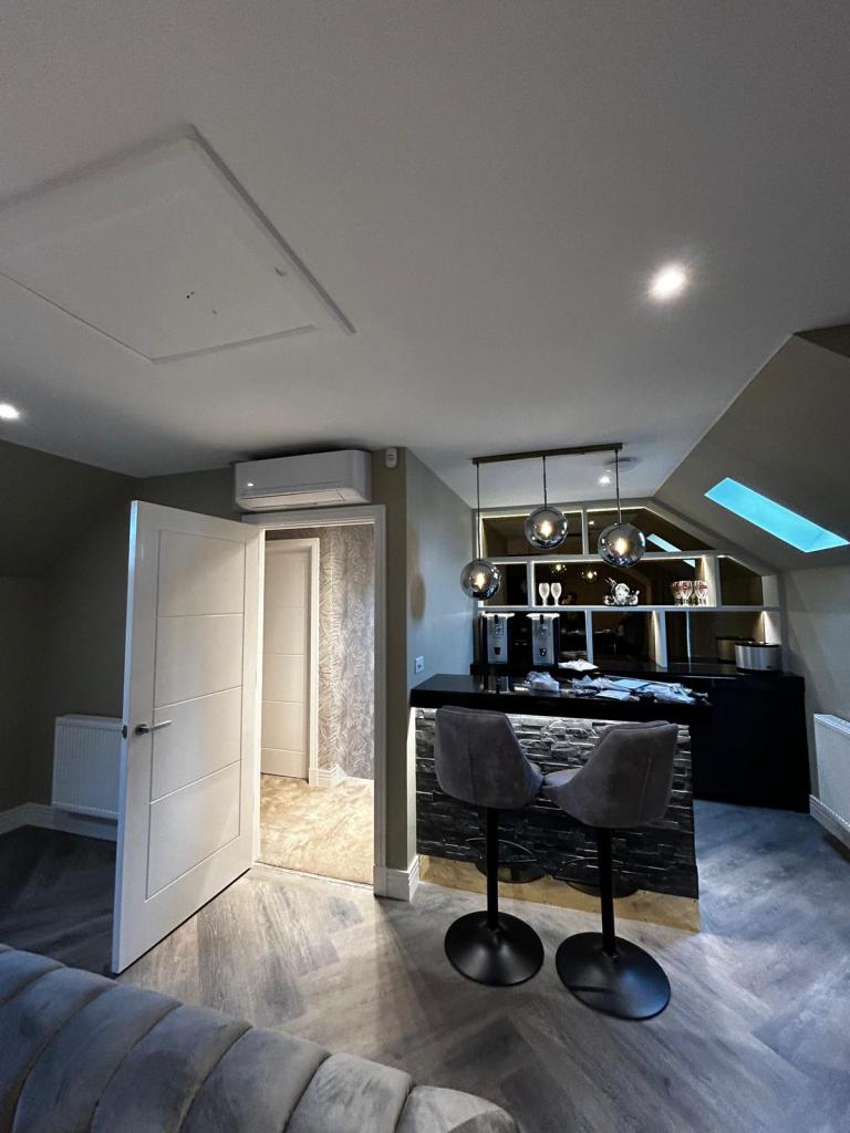 AC unit within a kitchen