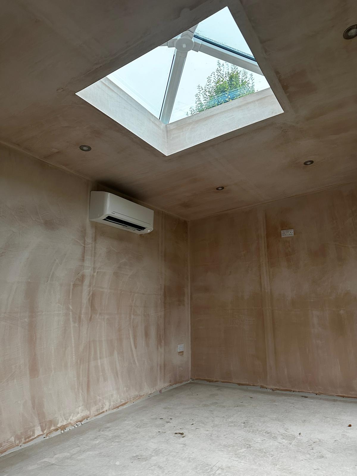 AC unit within a new build